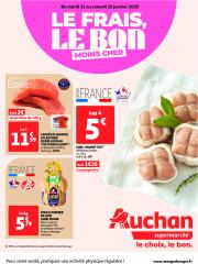 auchan - Auchan supermarché - Le frais, le bon moins cher folder geldig vanaf 21/01 - 25/01