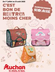 auchan - Auchan - Guide maroquinerie scolaire : C'est bon de rentrer moins cher folder geldig vanaf 01/07 - 31/08
