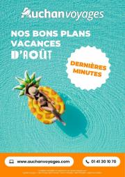 auchan - Auchan - Voyages : bons plans vacances d'août ! folder geldig vanaf 01/08 - 31/08