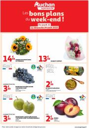 auchan - Auchan supermarché - Les bons plans du week-end dans votre super ! folder geldig vanaf 21/08 - 24/08