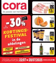 cora - Cora - Kortingsfestival folder geldig vanaf 22/07 - 28/07