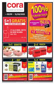 cora - Cora - 100% terugbetaald folder geldig vanaf 09/09 - 15/09
