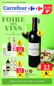 carrefour - Carrefour - Foire aux Vins folder geldig vanaf 26/02 - 17/03