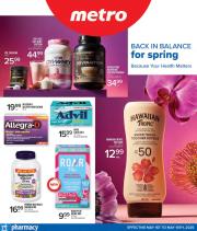 metro - Metro - Pharmacy flyer valid from 05-01 - 05-14