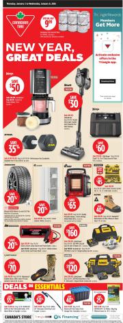 canadian-tire - Canadian Tire - New Year Deals flyer valid from 01-02 - 01-08