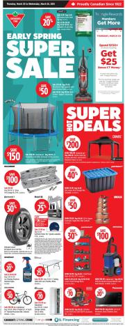 canadian-tire - Canadian Tire flyer valid from 03-20 - 03-26