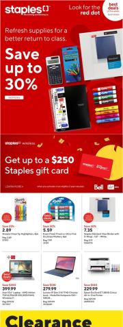 staples - Staples flyer valid from 01-01 - 01-07