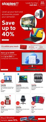 staples - Staples flyer valid from 01-08 - 01-14