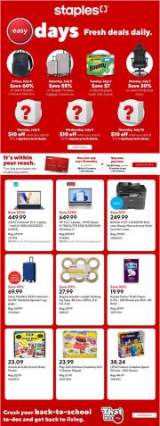 staples - Staples flyer valid from 07-04 - 07-10