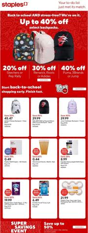 staples - Staples flyer valid from 07-18 - 07-24