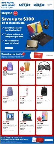 staples - Staples flyer valid from 08-15 - 08-21