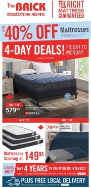 the-brick - The Brick - Mattress Store flyer valid from 01-14 - 01-29