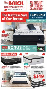 the-brick - The Brick Mattress Store flyer valid from 07-31 - 08-14