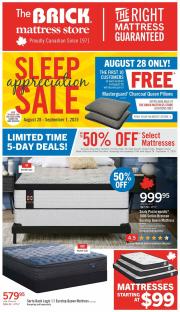 the-brick - The Brick Mattress Store flyer valid from 08-28 - 09-11