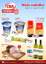cba - Leták CBA Premium od 21.05. do 27.05.