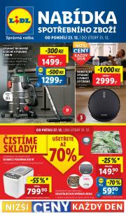 lidl - Leták Lidl - Spotřební zboží od 23.12. do 31.12.