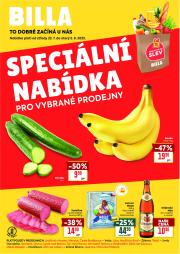billa - Leták Billa - Speciální nabídka: vybrané prodejny od 23.07. do 05.08.