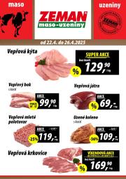 prodejny-zeman - Leták Prodejny Zeman od 22.04. do 26.04.