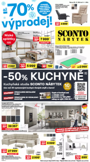 sconto-nabytek - Leták SCONTO Nábytek od 28.12. do 21.01.