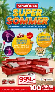 segmueller - SEGMÜLLER - Super Sommer-Prospekt gültig vom 17.08. bis 23.08.