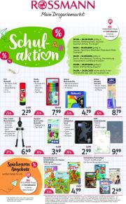rossmann - ROSSMANN - Schulaktion-Prospekt gültig vom 30.06. bis 23.09.