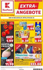 kaufland - Kaufland - Extra-Angebote-Prospekt gültig vom 18.09. bis 24.09.