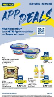 metro - Metro - App Deals-Prospekt gültig vom 21.07. bis 26.07.