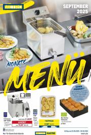 metro - Metro - Monats-Menü-Prospekt gültig vom 01.09. bis 30.09.