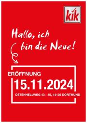 kik - KiK - Neueröffnung in Dortmund-Prospekt gültig von 15.11. bis 15.11.