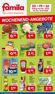 famila-nordwest - Famila Nordwest - Wochenend-Angebote-Prospekt gültig von 20.02. bis 22.02.