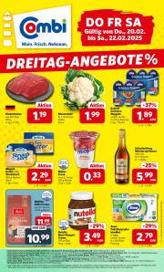 combi - Combi - Dreitag Angebote-Prospekt gültig von 20.02. bis 22.02.