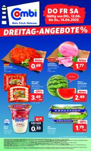 combi - Combi - Dreitag Angebote-Prospekt gültig vom 12.06. bis 14.06.
