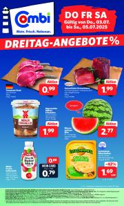 combi - Combi - Dreitag-Angebote-Prospekt gültig vom 03.07. bis 05.07.
