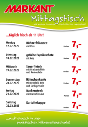 markant-freu-dich-drauf - Markant Freu Dich Drauf - Mittagstisch-Prospekt gültig von 17.02. bis 22.02.