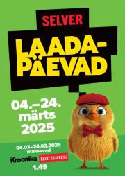 selver - Selver kliendileht - Laadapäevad (4.03 - 24.03.2025)