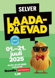 selver - Selver kliendileht - Selveri Laadapäevad (1.07 - 21.07.2025)