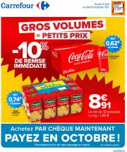 carrefour - Catalogue Carrefour - Gros volumes valable du 21/08 au 06/09