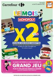 carrefour - Catalogue Carrefour - Le mois Monopoly valable du 09/09 au 22/09