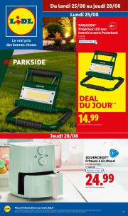 lidl - Catalogue Lidl - Les bonnes affaires de la semaine valable du 25/08 au 28/08