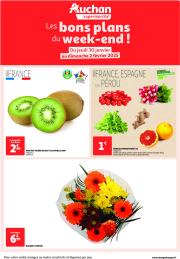 auchan - Catalogue Auchan supermarché - Les bons plans du week-end dans votre super ! valable dès 30/01 - 02/02