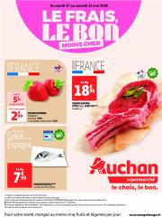auchan - Catalogue Auchan supermarché - Les prix bas qui font du bien au quotidien valable dès 27/05 - 31/05