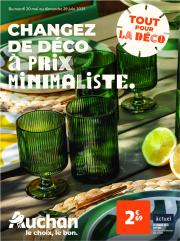 auchan - Catalogue Auchan - Changez de déco à prix minimaliste valable du 20/05 au 29/06
