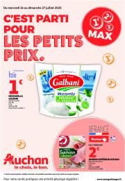 auchan - Catalogue Auchan - C'est parti pour une année moins chère valable du 16/07 au 27/07