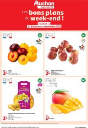 auchan - Catalogue Auchan supermarché - Les bons plans du week-end dans votre super ! valable du 11/09 au 14/09