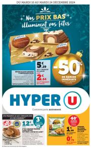 super-u - Catalogue Hyper U - Les prix bas de Noël valable dès 10/12 - 24/12