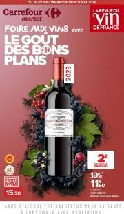 carrefour-market - Catalogue Carrefour Market - Foire aux Vins valable du 02/10 au 19/10