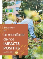 truffaut - Truffaut Le manifeste de nos impacts positifs à partir du 01/08/2023 - 31/12/2030