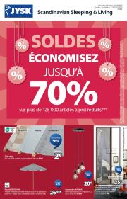 jysk - Catalogue JYSK - Offres exceptionnelles valable du 25/06 au 22/07
