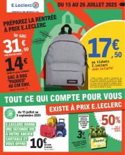 e-leclerc - Catalogue E.Leclerc - Depenser moins valable du 15/07 au 26/07