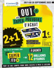 e-leclerc - Catalogue E.Leclerc - Super Pouvoirs d'Achat valable du 09/09 au 20/09